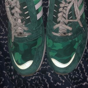 Adidas x bape x undefeated size 14